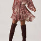 Astr - Marisela Printed Mini Dress