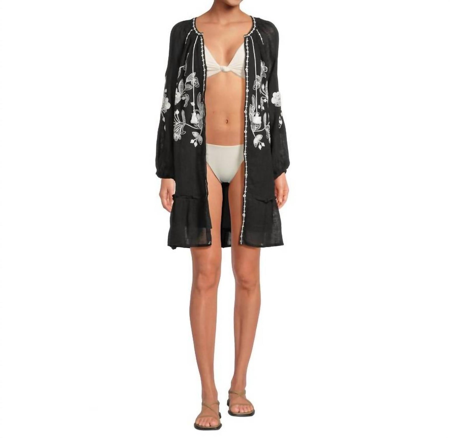 Tommy Bahama - Linen Gauze Tunic Coverup Dress