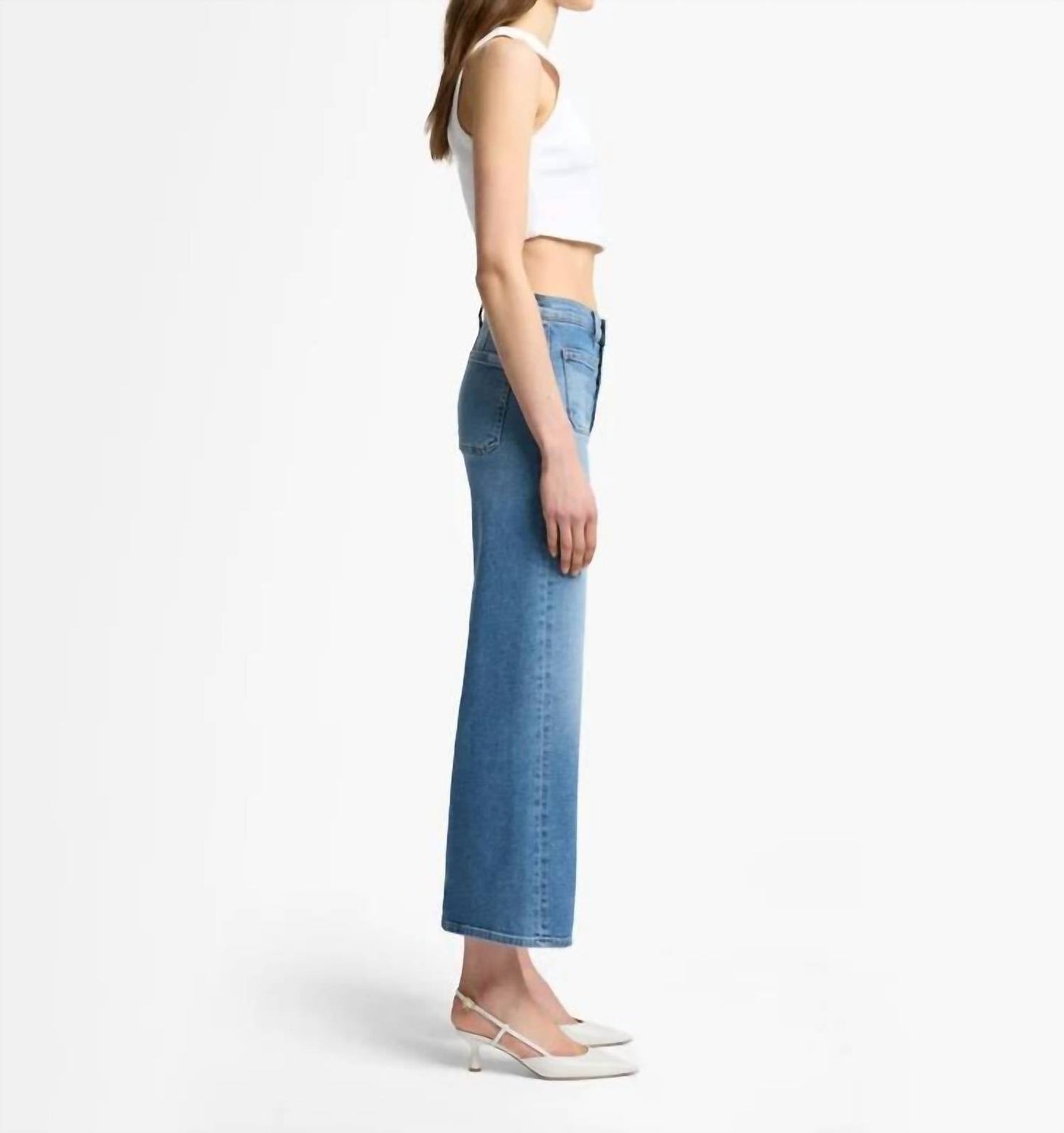 7 For All Mankind - Luxe Vintage Ultra High Rise Cropped Jean