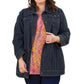 On The Plus Side - Premium Long Sleeve Rydel Denim Jacket - Plus Size