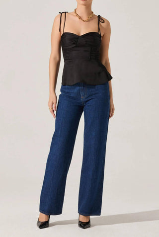 Astr - Selena Peplum Top