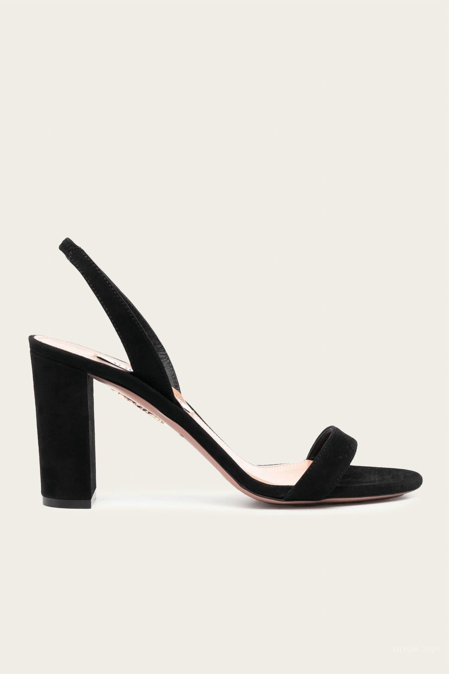 Aquazzura - Women's So Nude Suede Sandal