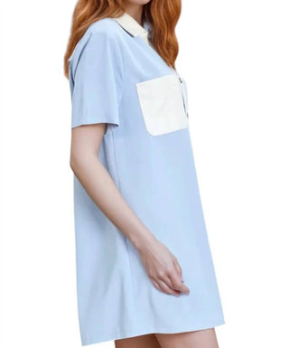 Entro - Vestido-camisa Alexa vegano com acabamento em couro