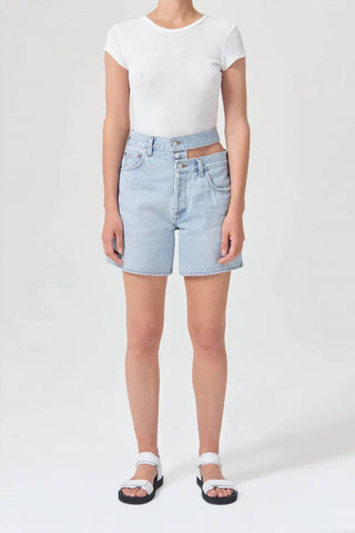 Agolde - Shorts com cintura quebrada