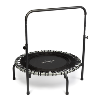 JumpSport 350i Trampolim Fitness de 39" e Barra de Apoio com 30 Elásticos Ajustáveis