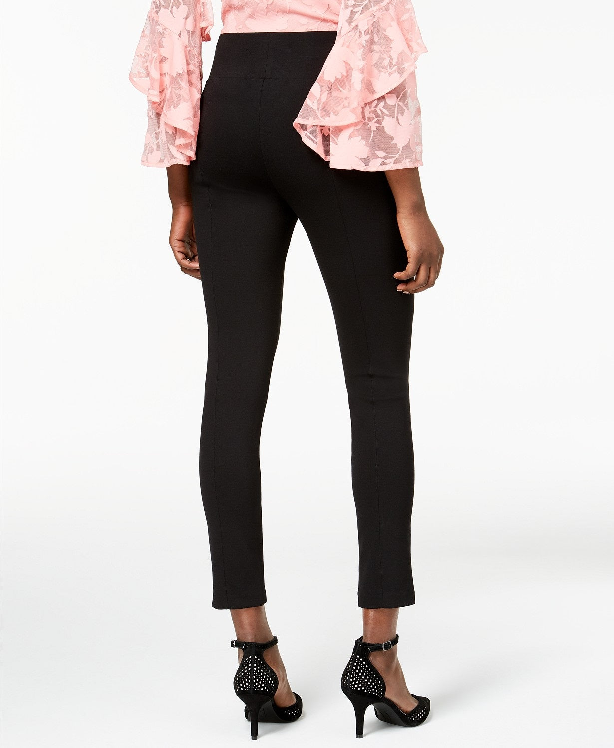 Leggings Alfani Feminina Petite Comfort-Waist Pretas Tamanho P/M