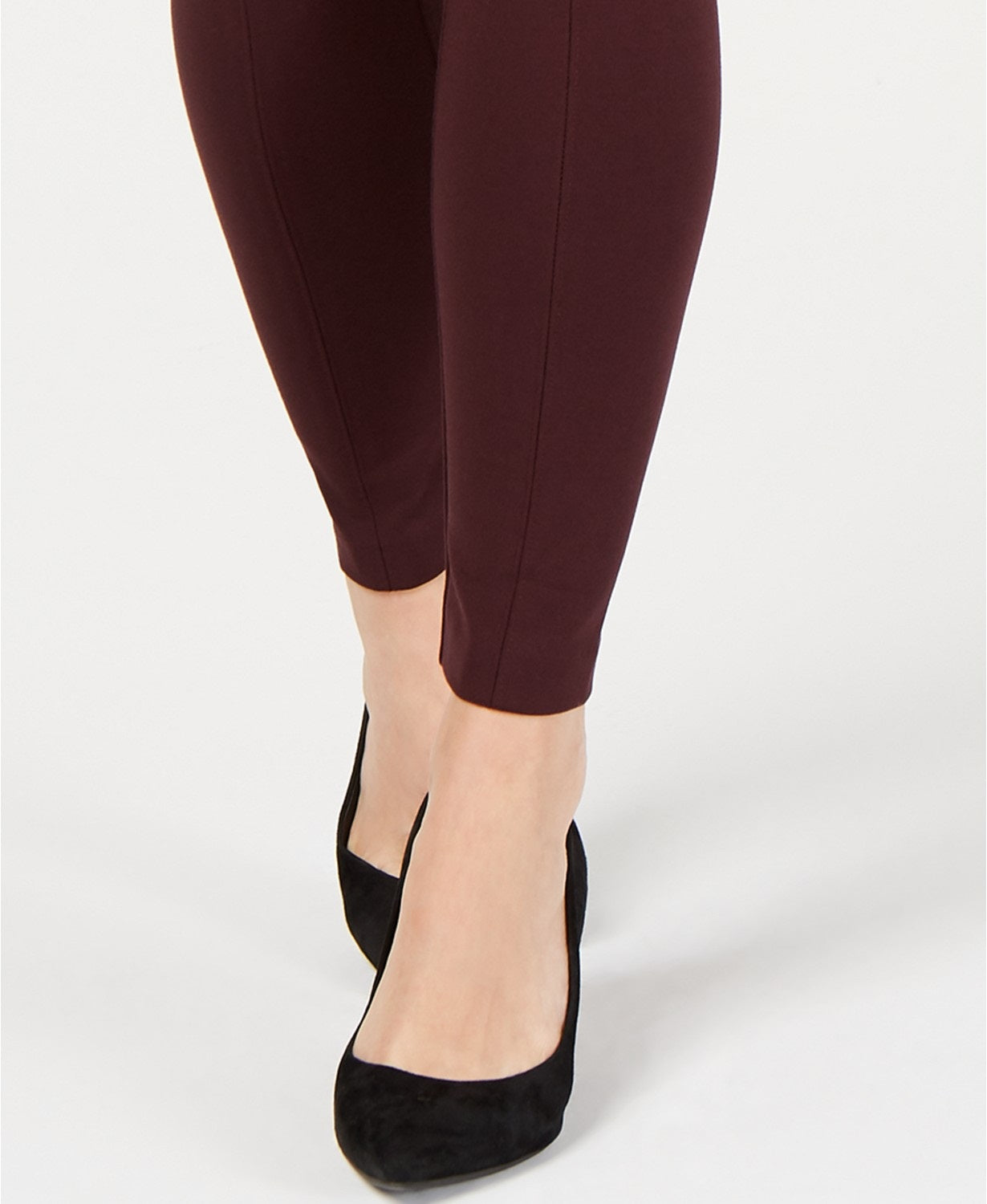 Leggings Alfani Femininas Petite Comfort-Waist Vinho Tamanho Grande