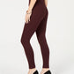 Leggings Alfani Femininas Petite Comfort-Waist Vinho Tamanho Grande