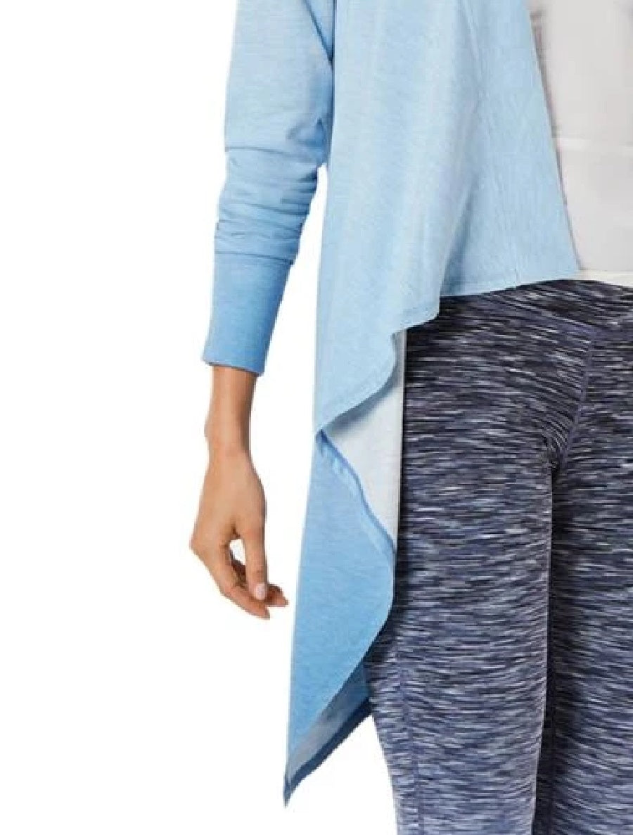 Blusa feminina tingida por imersão Ideology Horizon Blue tamanho grande