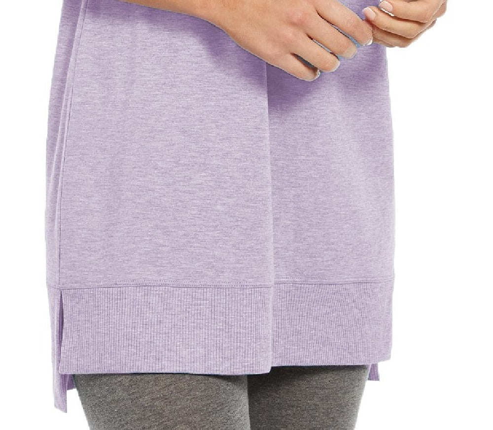 Túnica feminina Ideology de manga comprida lilás tamanho 2 extra grande