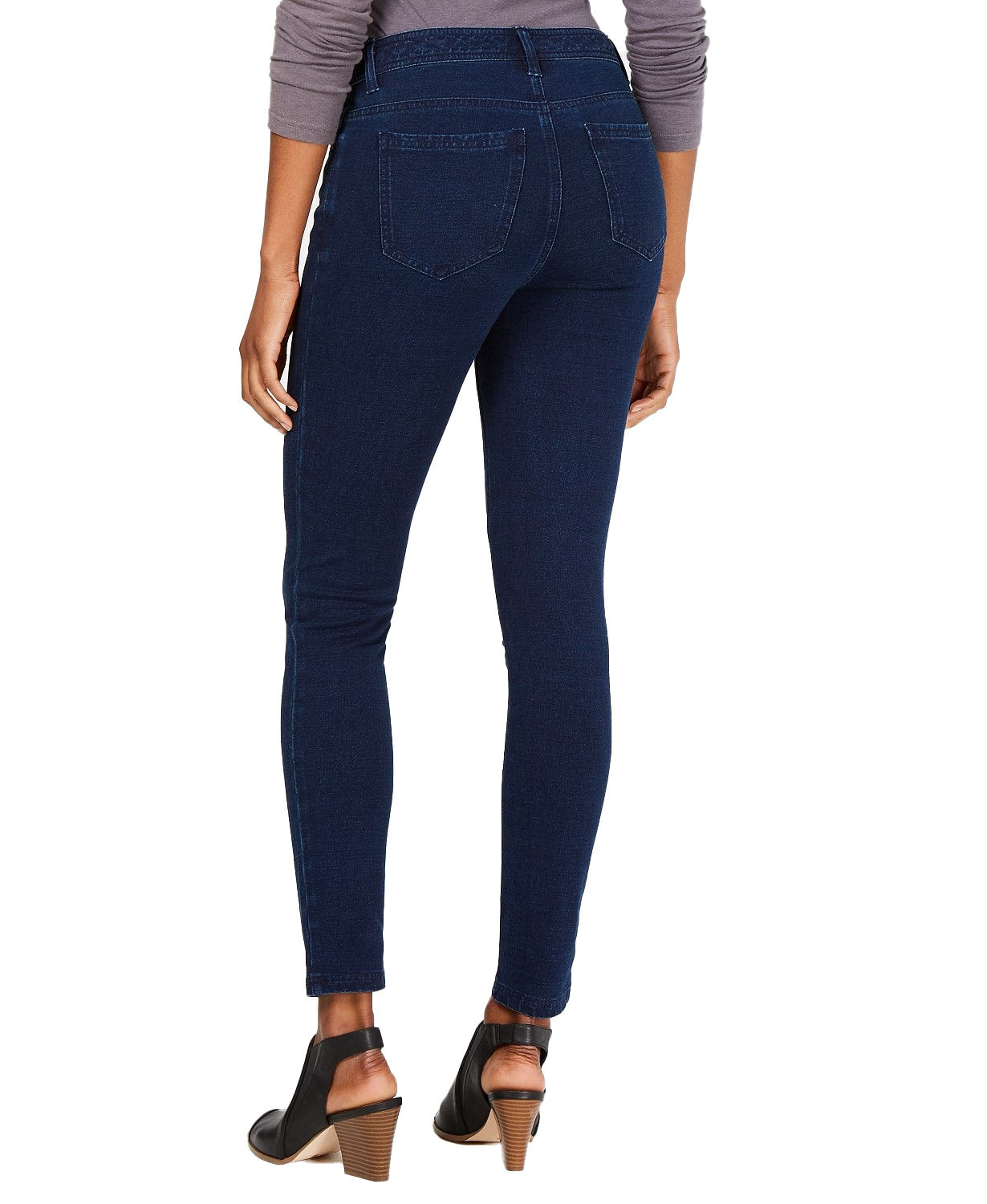 Calça Ponte Ultra Skinny Feminina Estilo &amp; Co Galaxy Wash Tamanho 10