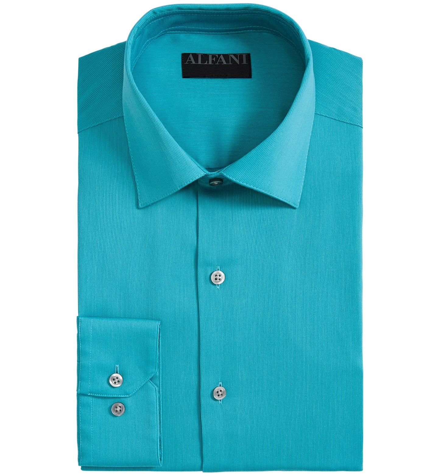 Camisa social masculina Bedford Cord Regular Fit, tamanho 15-15,5x34-35, da AlfaTech by Alfani