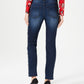 Calça jeans feminina Charter Club com acabamento em pérola sintética, lavagem Willow, tamanho 16"