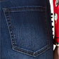 Calça jeans feminina Charter Club com acabamento em pérola sintética, lavagem Willow, tamanho 16"