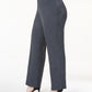Calça feminina JM Collection Petite Plus Size Curvy-Fit com perna reta, tamanho 16 WP