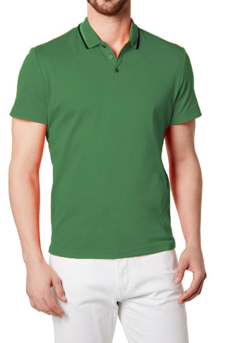 Polo Alfani Masculino Classic Fit Tipped Cabo Verde Tamanho XXL