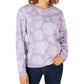 Moletom feminino Karen Scott com estampa floral lilás tamanho 2 extra grande