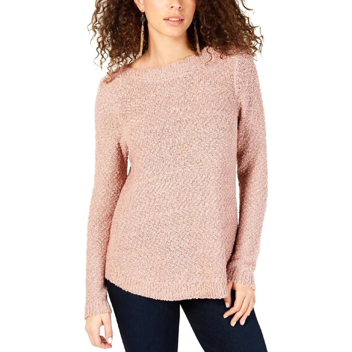 Suéter feminino Petite Shine Metallic da INC International Concepts, tamanho XL