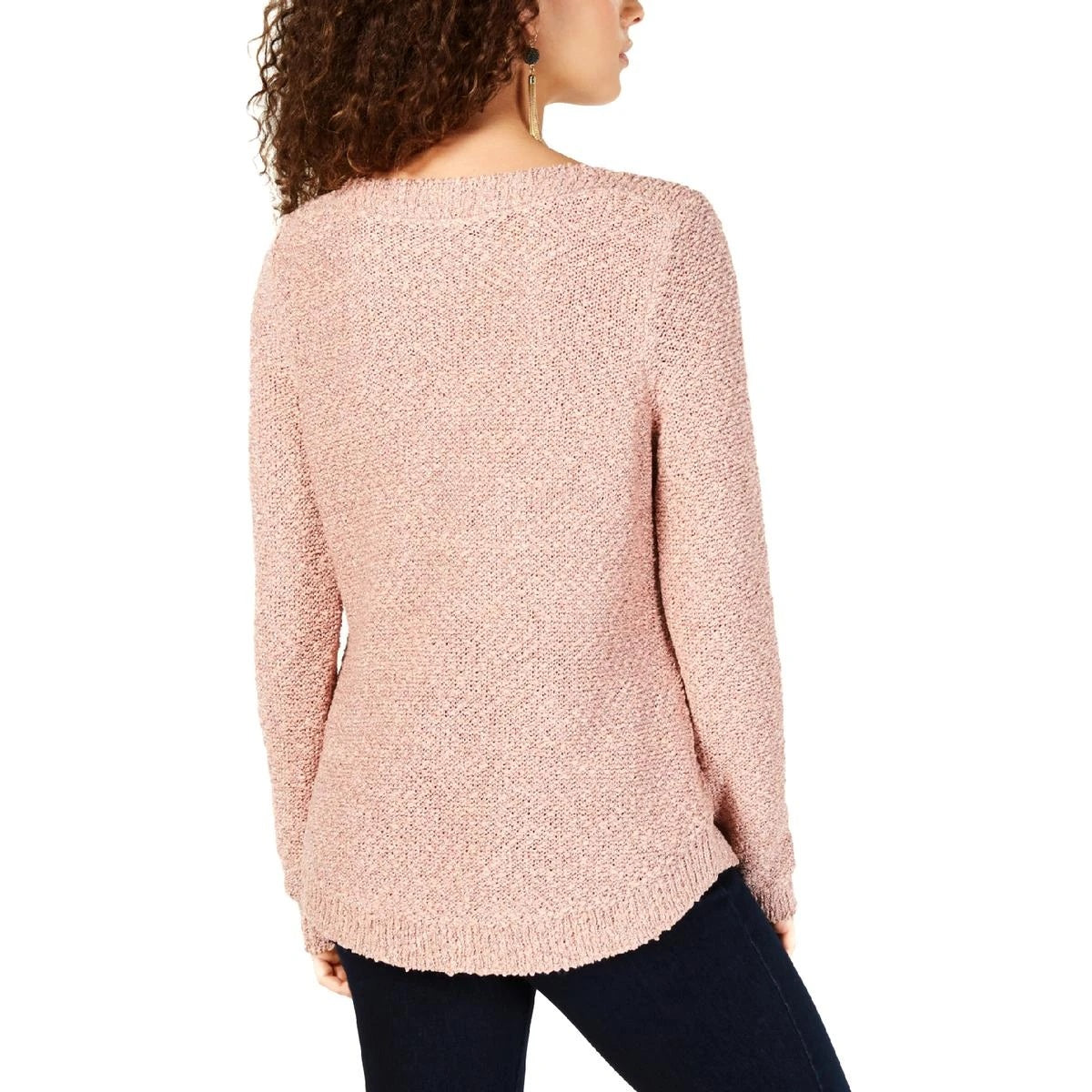 Suéter feminino Petite Shine Metallic da INC International Concepts, tamanho XL