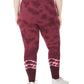 Leggings femininas plus size tie-dye da Ideology, tamanho 3, vermelho, extra grande