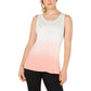 Camiseta regata fitness feminina Ideology Dip Dye rosa tamanho extra pequeno