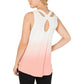 Camiseta regata fitness feminina Ideology Dip Dye rosa tamanho extra pequeno