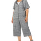 Ideology Moletom feminino plus size com capuz cinza tamanho XX-G