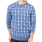 Pulôver Alfani Texturizado Masculino Jacquard Azul Tamanho Extra Grande