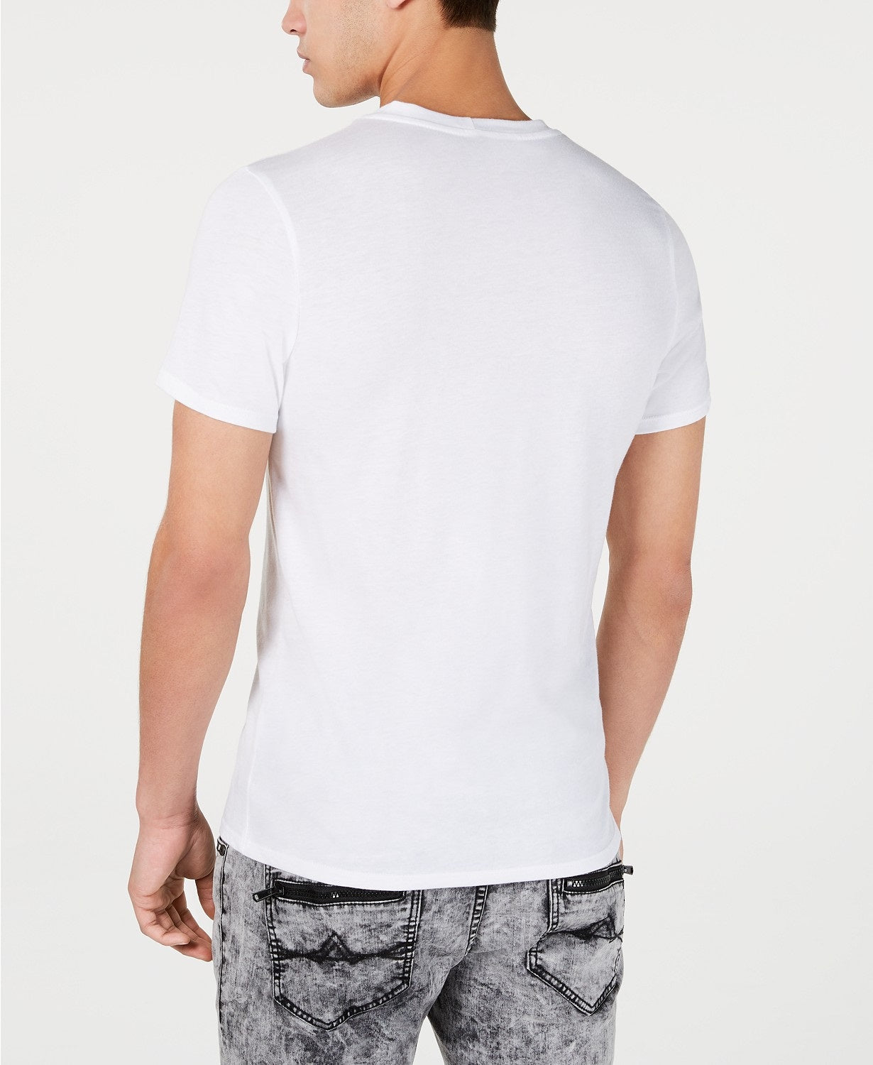 Camiseta masculina com estampa Rainbow Pride da INC International Concepts, branca, tamanho grande