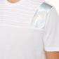 Camiseta masculina com pregas e estampa de motociclista da INC International Concepts, branca, tamanho extragrande