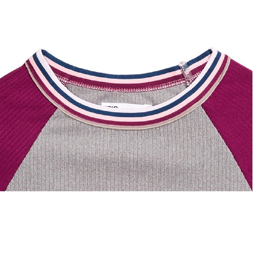 Top Epic Threads Big Girls Colorblocked Cinza Tamanho Extra Grande