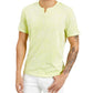 Camiseta masculina tie-dye da INC International Concepts Row, amarela, tamanho grande