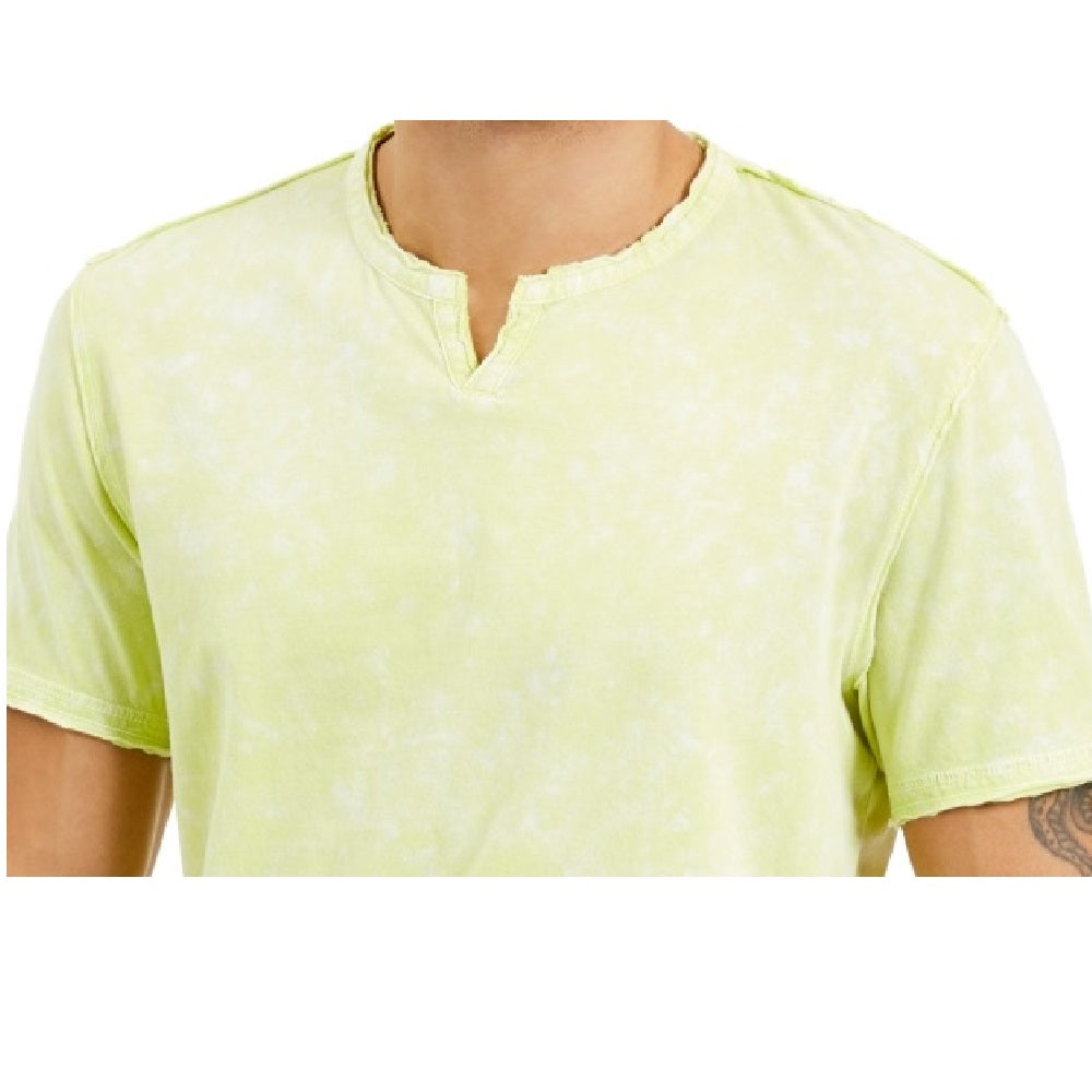Camiseta masculina tie-dye da INC International Concepts Row, amarela, tamanho grande