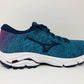Tênis de corrida Mizuno Wave Inspire 16 Knit feminino, esmalte/medieval