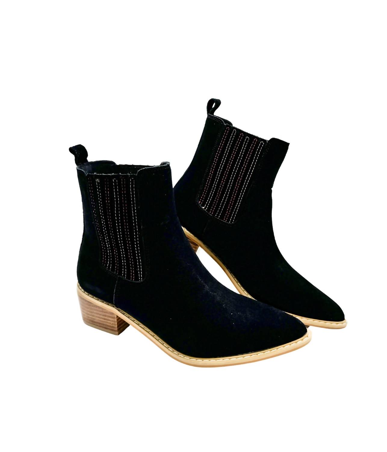 Naughty Monkey - Women's Lenor Block Heel Ankle Boots
