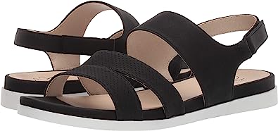 Sandália feminina Lifestride Ashley 2 Flat, preta, tamanho 7, estreita, EUA