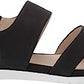 Sandália feminina Lifestride Ashley 2 Flat, preta, tamanho 7, estreita, EUA