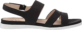Sandália feminina Lifestride Ashley 2 Flat, preta, tamanho 7, estreita, EUA