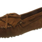 Mocassim Minnetonka Kilty Driving Feminino Marrom Tamanho 5,5 B Médio EUA