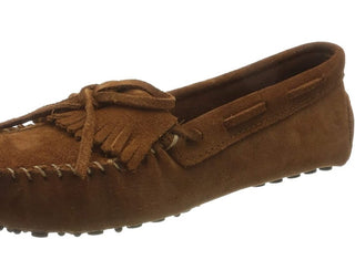 Mocassim Minnetonka Kilty Driving Feminino Marrom Tamanho 5,5 B Médio EUA