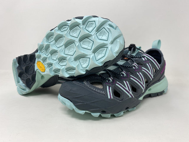 Tênis de caminhada Merrell Choprock Shandal feminino, azul