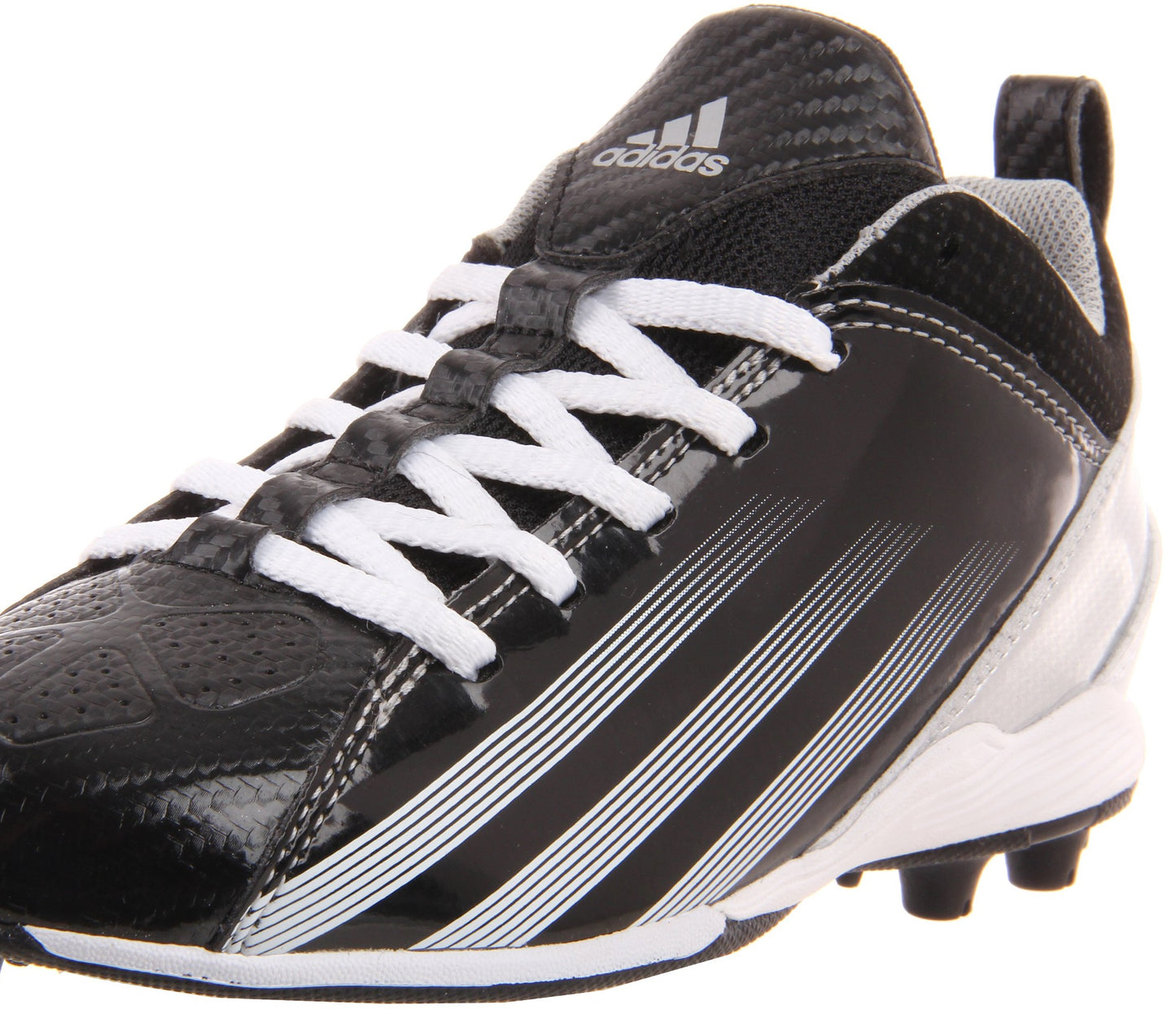 Chuteira de futebol infantil Adidas Blast 3 MD 5/8 preta/branca, tamanho 1,5 M EUA