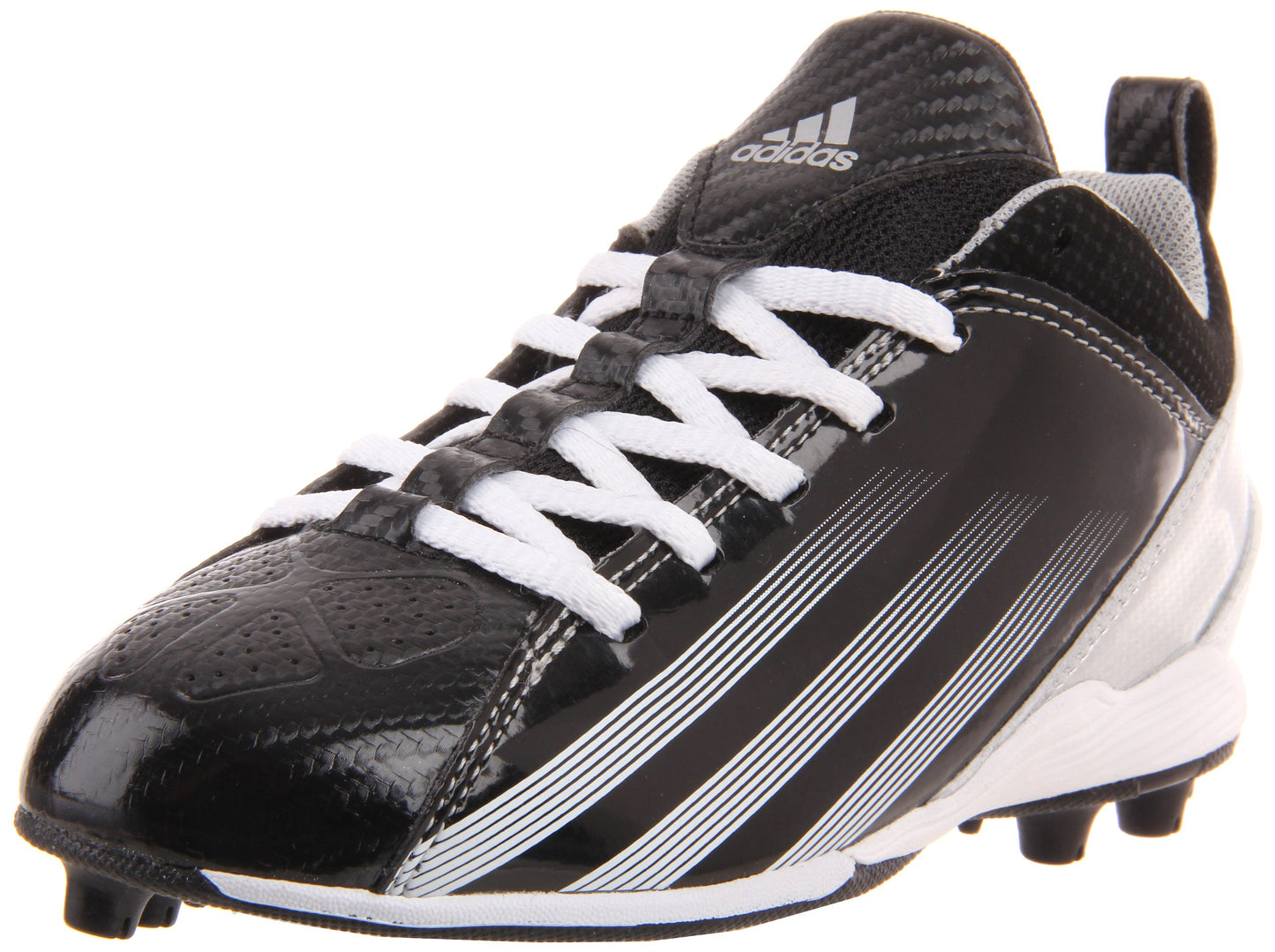 Chuteira de futebol infantil Adidas Blast 3 MD 5/8 preta/branca, tamanho 1,5 M EUA