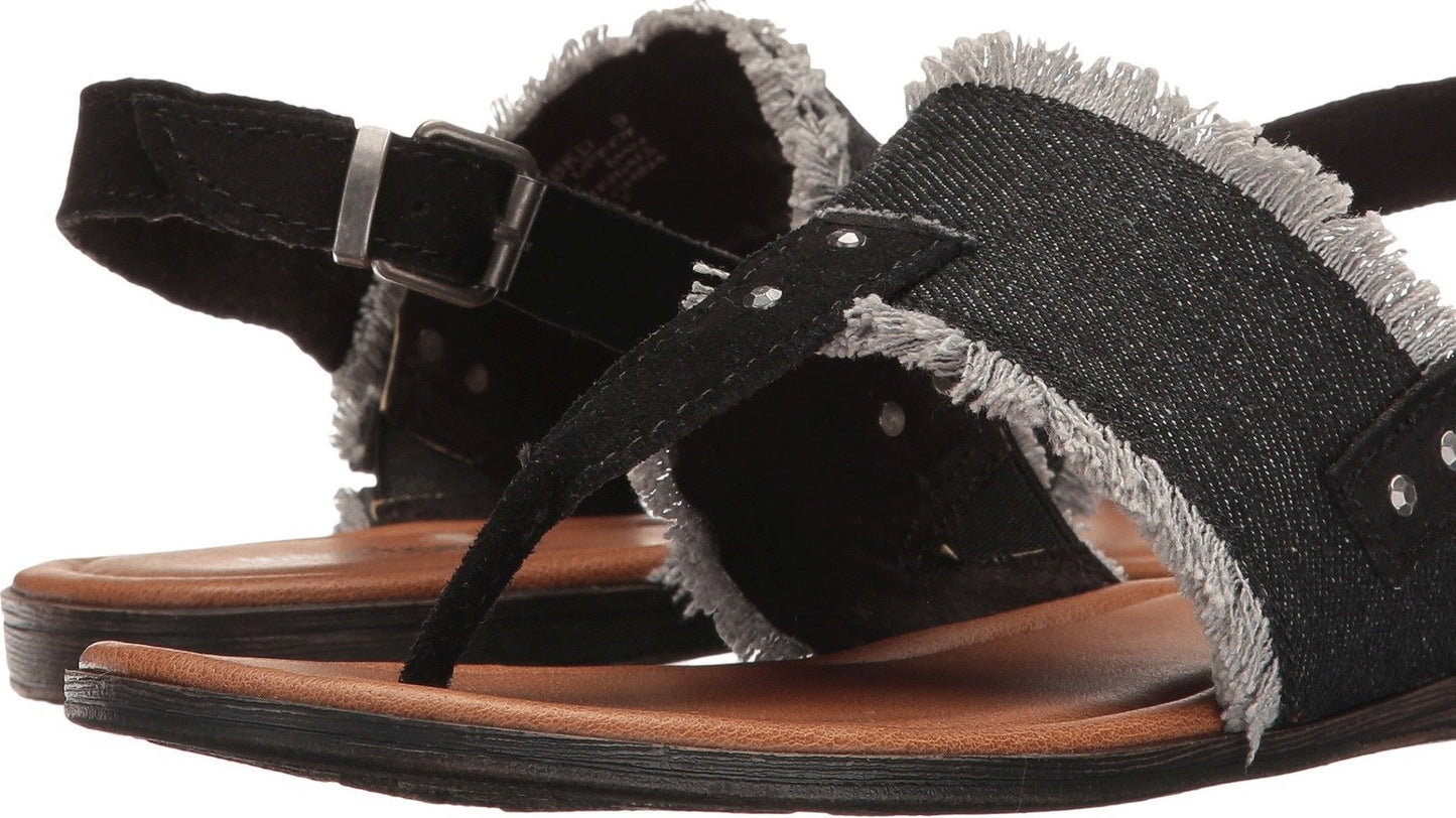 Sapatos femininos Minnetonka New Panama, pretos, tamanho 7 B, médio, EUA