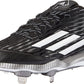 Tênis de beisebol Adidas PowerAlley 3 masculino, preto/branco, tamanho 14 D, médio, EUA
