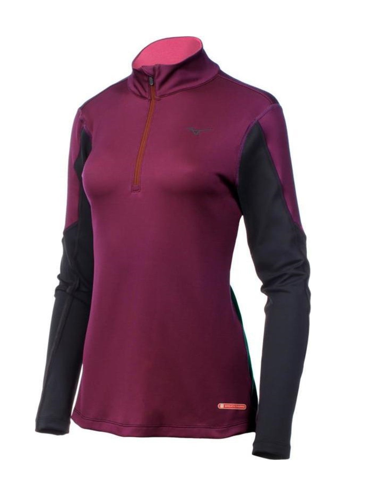 Tênis Mizuno Breath Thermo Half Zip Feminino Roxo Tamanho Grande
