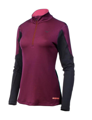 Tênis Mizuno Breath Thermo Half Zip Feminino Roxo Tamanho Grande