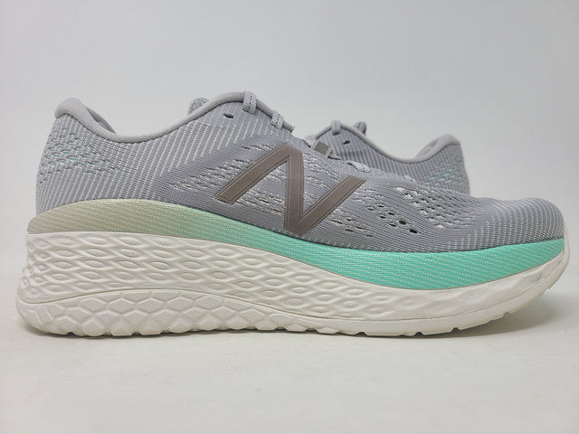 Tênis de corrida New Balance More V1 feminino Rain Cloud/Sea Salt/Reef tamanho 11 B(M) EUA