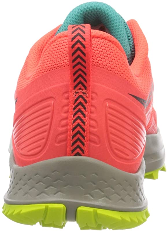 Tênis de corrida de trilha Saucony Peregrine 10 feminino Vizired/Citron