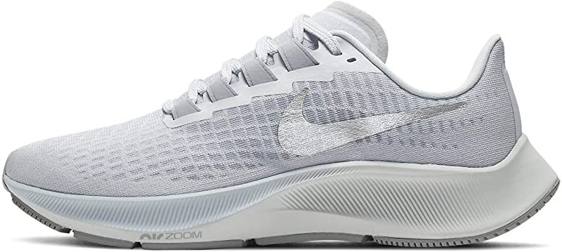 Tênis de corrida Nike Air Zoom Pegasus 37 feminino, cinza, tamanho 11 B(M) EUA